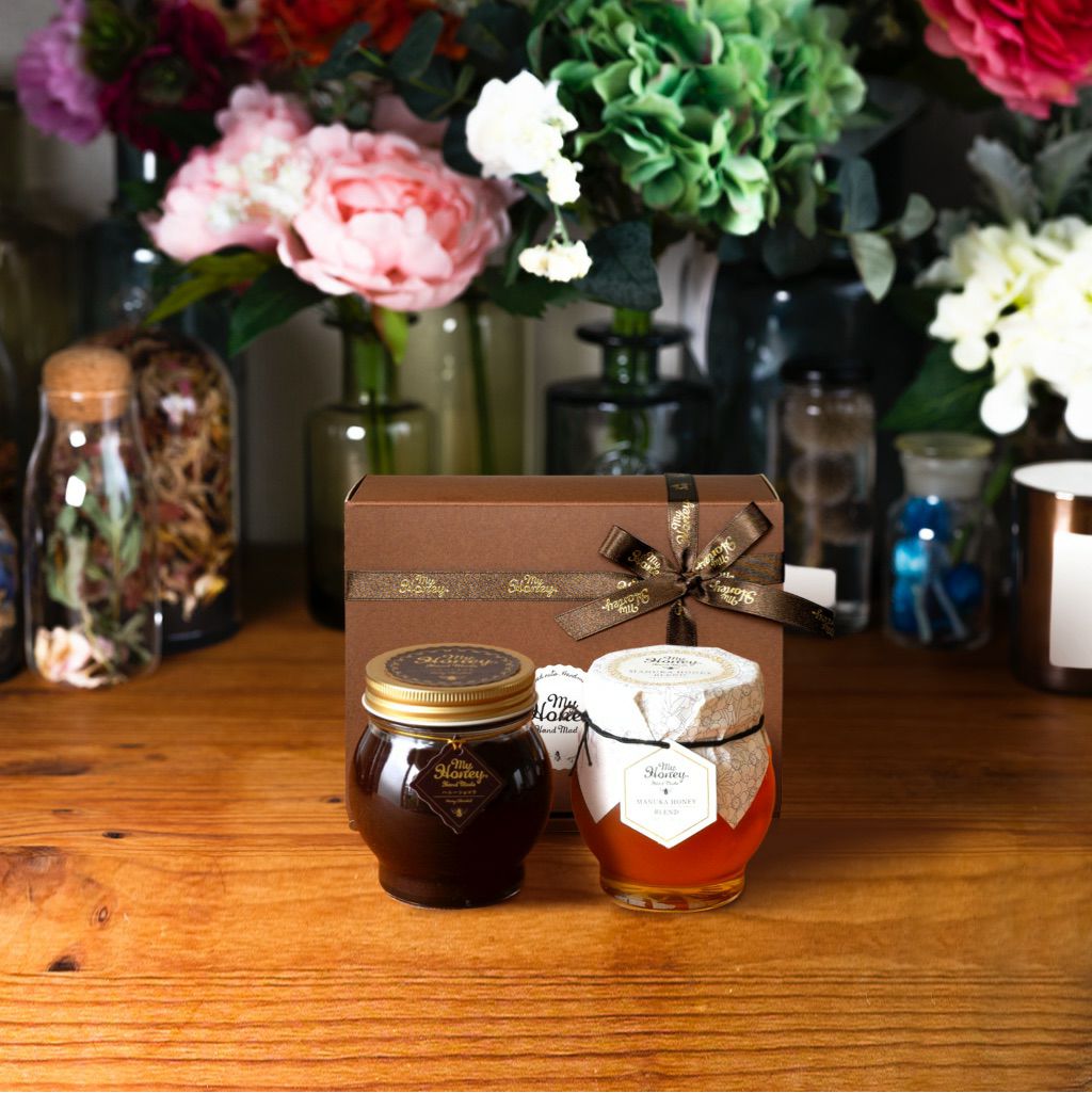 ハニーショコラL（200g） + マヌカハニーブレンド（200g）【MGO30+相当