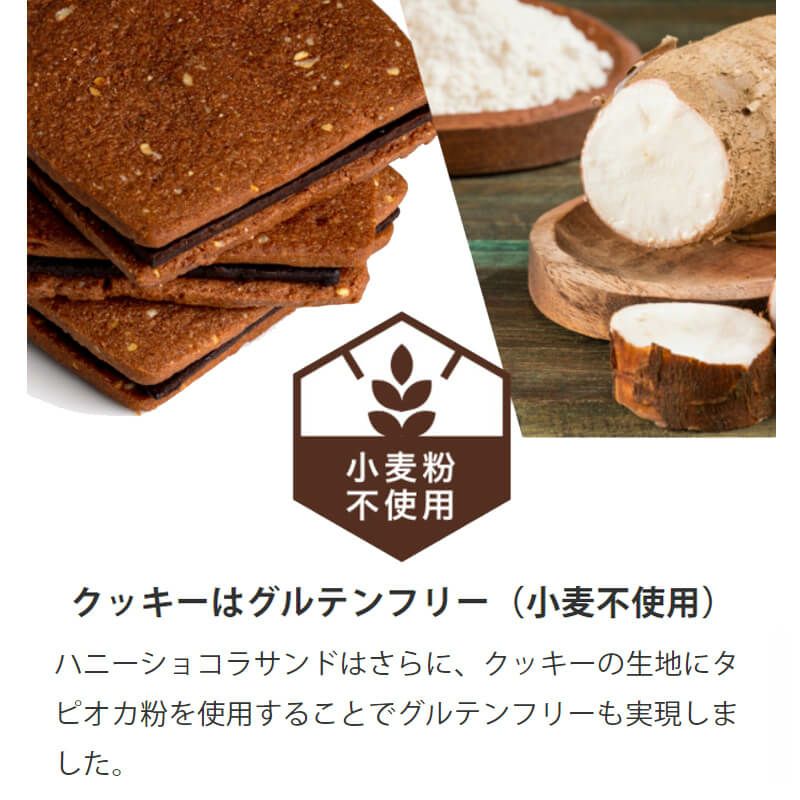 ハニーショコラサンド"LEAP"「リープ」は小麦粉不使用