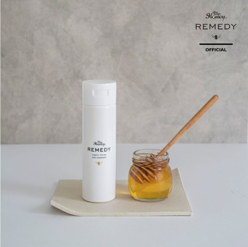 MYHONEY REMEDYレメディーハニーケアトリートメント195g/ ご自宅用簡易包装/ 手提げ袋無し【当日出荷可能】